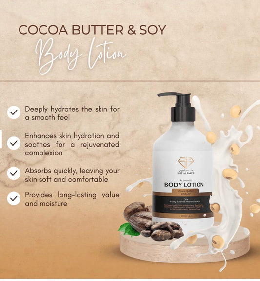 AROMATIC BODY LOTION COCOA BUTTER AND SOY 500ML
