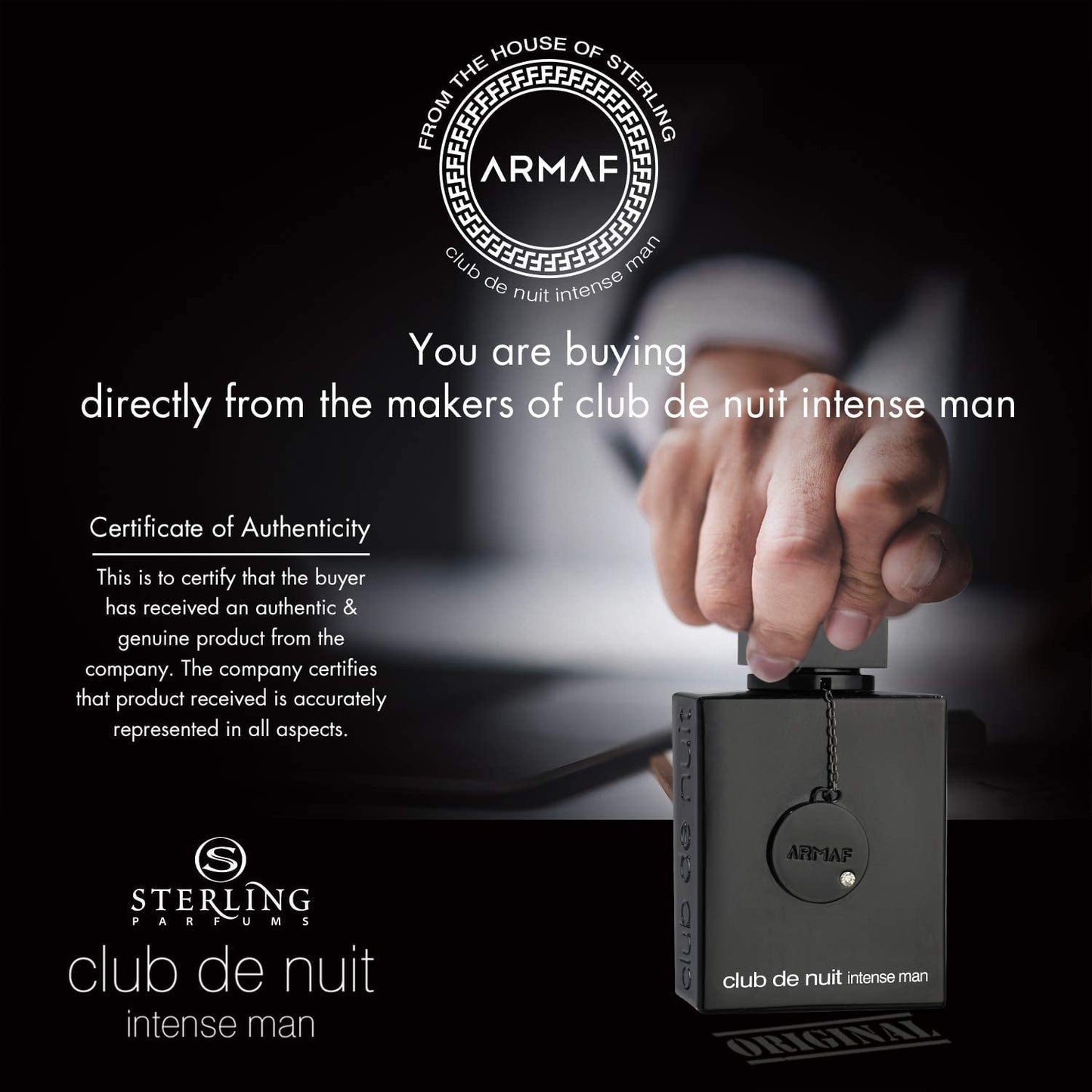 ARMAF CLUB DE NUIT INTENSE MAN EAU DE PARFUM FOR MEN