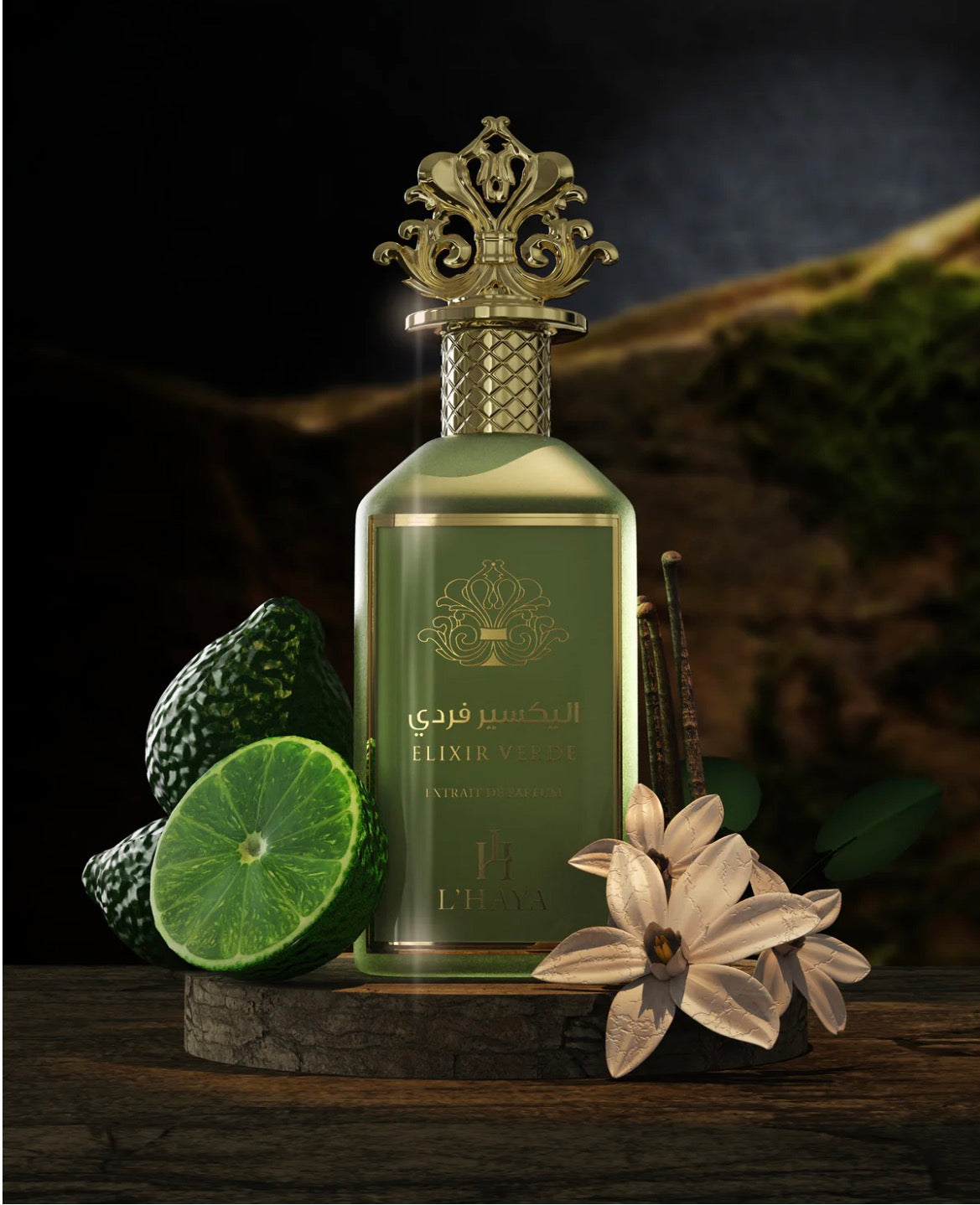 L’HAYA- ELIXIR VERDE- EXTRAIT DE PARFUM